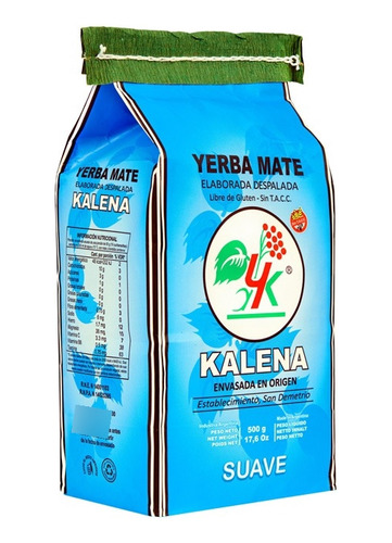 Yerba Kalena Despalada X 500g X 6 U. | Suave | Sin Tacc 