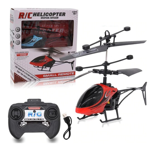 Mini Helicoptero Rc,recargable 2ch