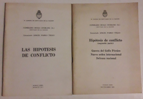 Las Hipotesis De Conflicto Conrado Storani 1° Y 2° Parte 