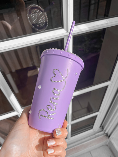 Vasos Personalizados Con Nombre Strass