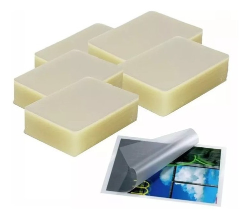 Pack 100 Micas Laminas Carnet Termolaminadora Plastificadora