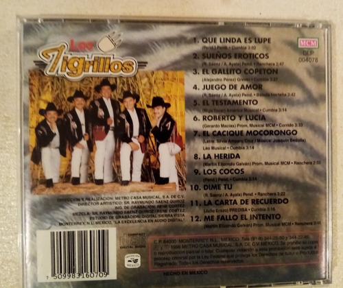 Cd De Los Tigrillos Zarpazos (Usado)