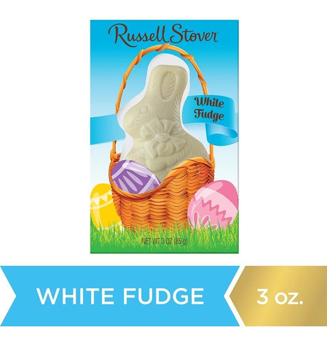 Conejo De Pascua De Chocolate Blanco Russel Stover Americano