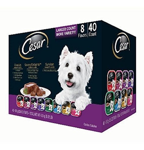 Cesar Comida Húmeda Perros 40 Sobres 3.5 Oz