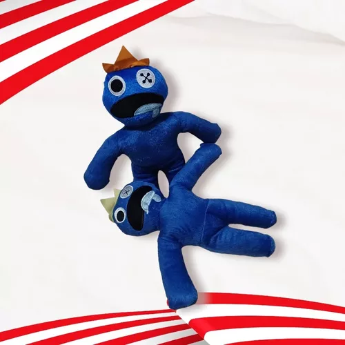 Pelúcia Azul Babão Rainbow Friends Roblox Monstro Blue