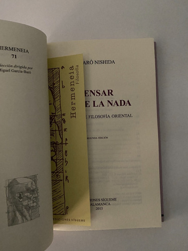 Pensar Desde La Nada - Kitarô Nishida (Usado)