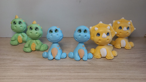 6 Dinossauro Em Biscuit