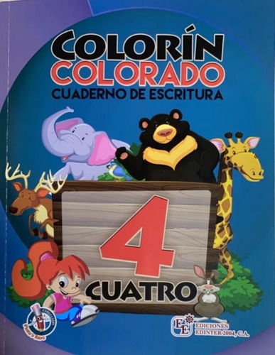 Colorín Colorado Cuaderno De Escritura 4 Ediciones Edinter 