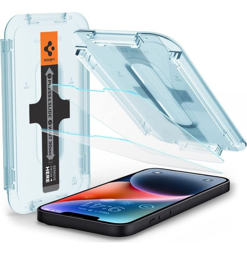 Mica Spigen De Vidrio Templado iPhone 14 Plus 13 Pro Max