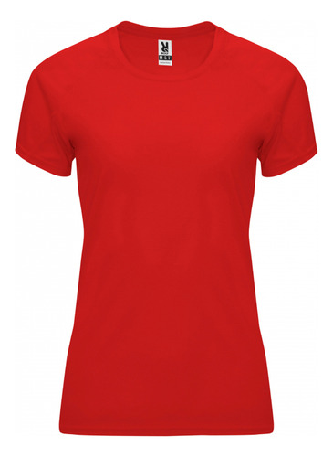Pack 5ú Polera Deportiva Mujer Entallada Uv Poliéster Roly