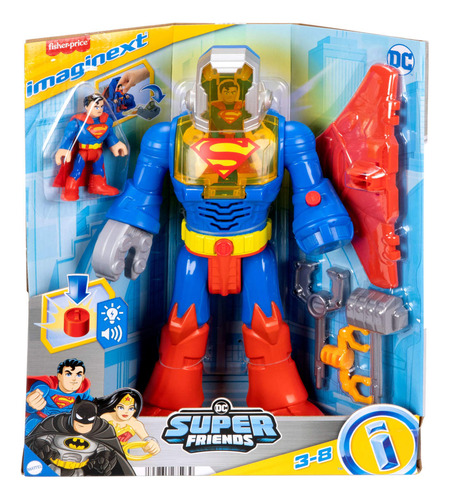 Imaginext Dc Super Friends Figura De Acción Superman Insider