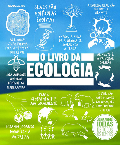O livro da ecologia, de Vários. Série As grandes ideias de todos os tempos Editora Globo S/A,DK, capa dura em português, 2020