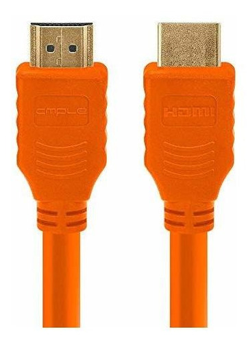 Cmple - Cable Hdmi 1.5ft Hdtv De Alta Velocidad Ultra-hd Uh