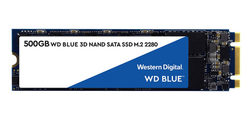 Disco sólido interno Western Digital WD Blue WDS500G2B0B 500GB azul