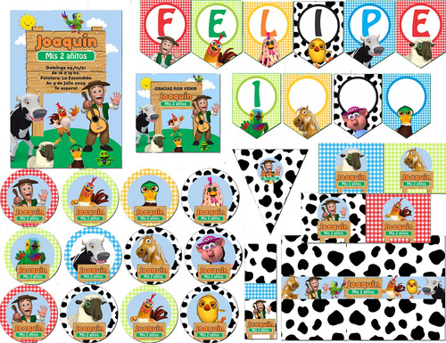 Kit Imprimible La Granja De Zenón Pdf Personalizado