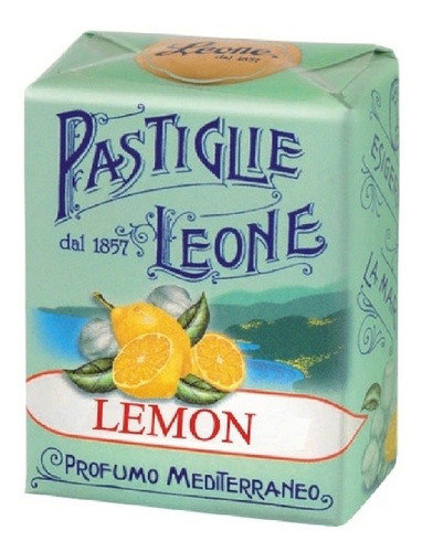 Pastilha De Limão Vegana Italiana Leone 30g