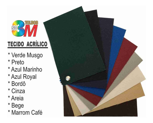 Toldo Articulado Motorizado 5,10m Largura X 2,50m Avanço