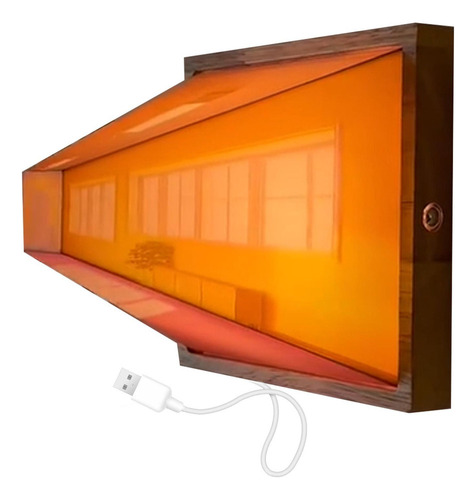 Luz Nocturna De Pared 3d Lámpara De Ilusión Led 3d Lámpara D