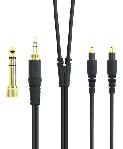 Cable De Audio Para Audio-technica Ath-msr7b, Negro/4 Pies
