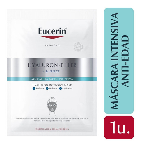 Eucerin Hyaluron-Filler Mascarilla Facial Intensiva para piel Sensible 10mL 10g