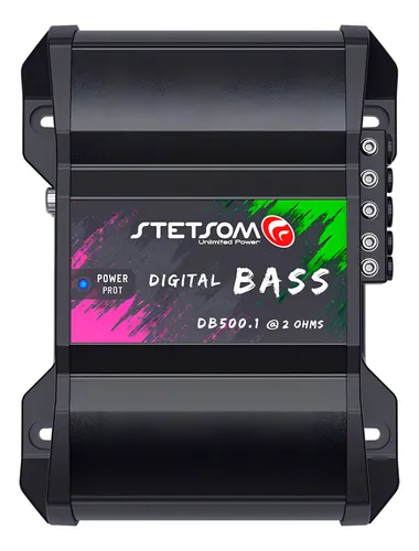 comprar Modulo Stetsom 500w Db500.1 2 Ohms Bass Grave E Subgrave Cor Preto
