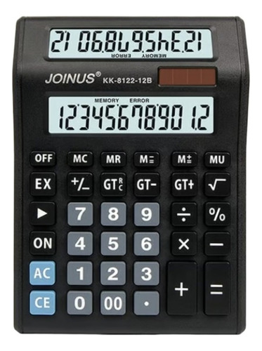 Calculadora De Doble Pantalla Electrónica De 12 Dígitos