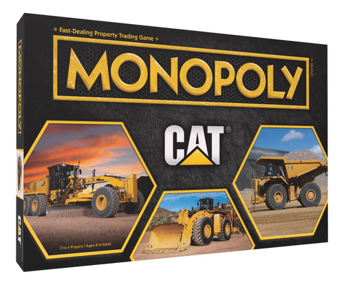 Juego De Mesa Usaopoly Monopoly Caterpillar | 2-6 Jugadores