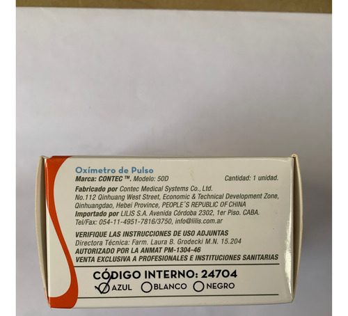 Oximetro De Pulso Saturometro (Usado)