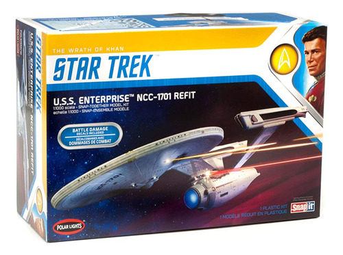 Polar Lights Star Trek U.s.s. Enterprise Refit Wrath Of Khan
