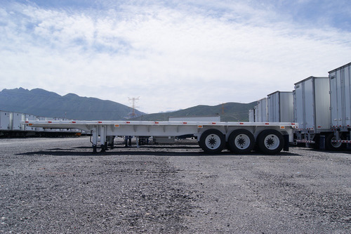 Plataforma Plana Remolque 53 Pies Con 3 Ejes Atro Reforzada
