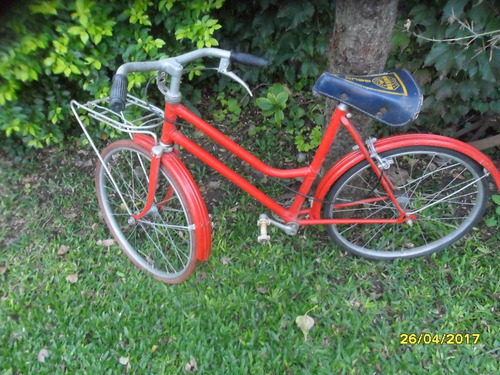 Antigua Bicicleta Niño Niña Paseo Rodado 20 Porta Equipaje