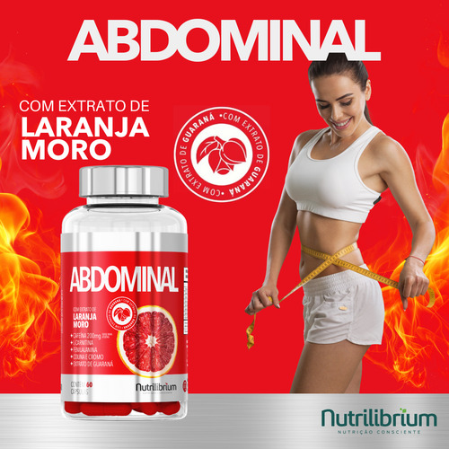 Kit 2x Cafeína Laranja Moro Abdominal Dia Total 120 Caps