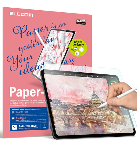 Elecom Protector De Pantalla De Papel Para 10.9  iPad Air/ip