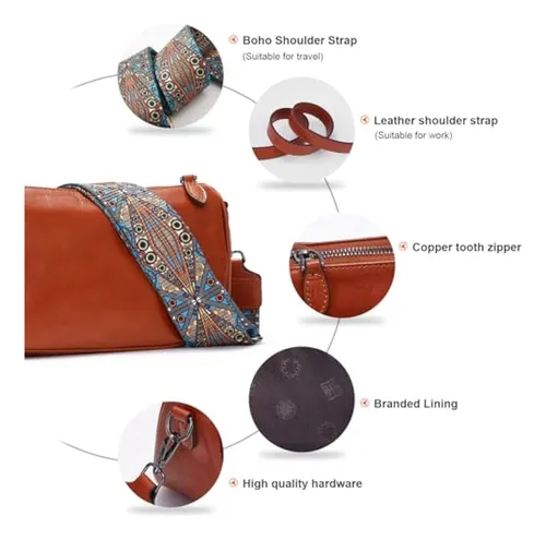 Boyatu Genuine Leather Crossbody Bag For Women