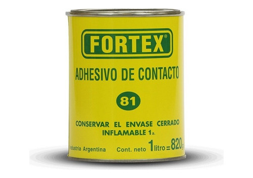 Adhesivo Contacto Fortex  C81 1 Litro 10002 Pintumm