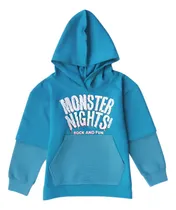 Comprar Buzo Canguro Nene Niños Grisino Algodón Estampado
