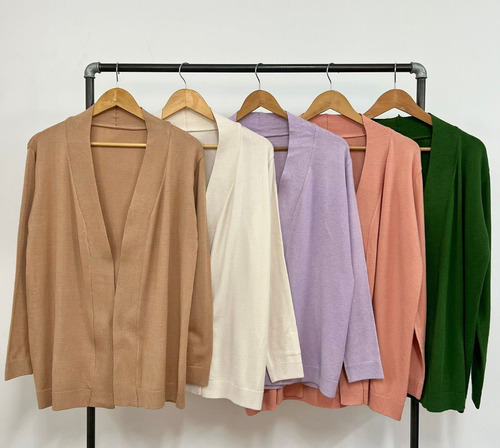 Saco Bremer Liso Abierto Largo - Talle M A Xl