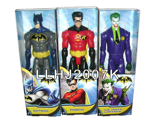 Lote Batman - Robin & The Joker Core 12 Pulgadas Dc Baf (Usado)