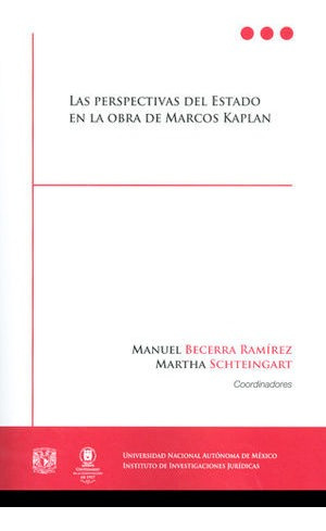 Libro Perspectivas Del Estado En La Obra De Marcos Kaplan, L