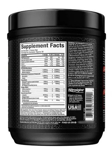 Imagen 4 de 6 de Vapor X5 Pre Workout Muscletech