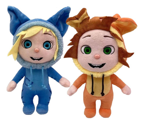 2pcs Dave And Ava Muñeca Peluche Juguete Regalo Para Niños