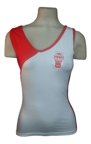 Imagen 4 de 6 de Musculosa Huracán Modal Blanca Rt Globomanía