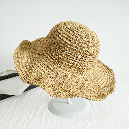 Sombrero De Paja De Moda De Verano For Mujer, Sombrero De P