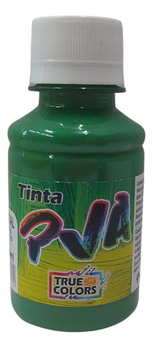 Tinta Pva 100 Ml True Colors - Artesanato Cor Verde Natal