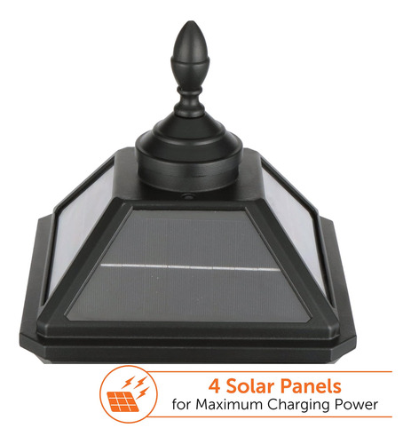 Poste De Lâmpada Solar Ao Ar Livre Gama Sonic Imperial Bulb