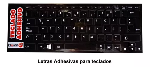 Sticker Letras Adhesivas Para Teclado En Español