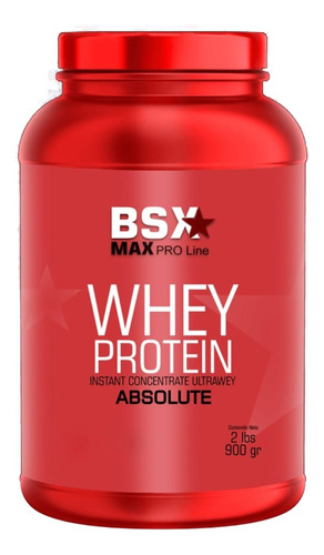 Whey Protein Bsx Nutrition Proteina Sabor Frutilla