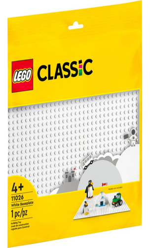 Kit De Construcción Cuadrado Lego Classic Color Blanco 11026 1