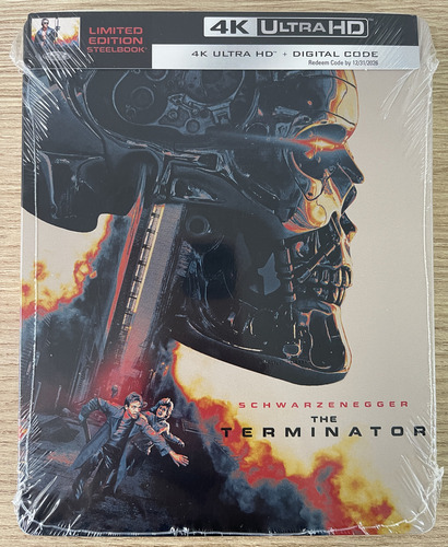 4K Blu-ray Steelbook Terminator Schwarzenegger