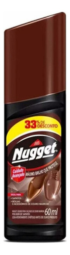 Graxa Para Sapato Marrom Nugget Líquido 60ml